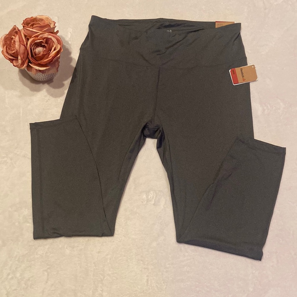 REEBOK NWT Size 2X Skinny High Rise Training Gray Leggings